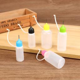 Recarregáveis plástico cerâmica cerâmica cerâmica ferramentas, Squeezable agulha garrafa, Point Line, DIY Polymer Clay ferramentas, presentes, 10 ml, 20 ml, 30ml, 5pcs - Image 3
