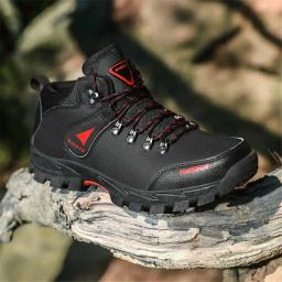 Tênis de alta performance masculino para caminhadas em montanha, tênis cáqui, treinamento esportivo, cinza, saúde, verão - Image 5