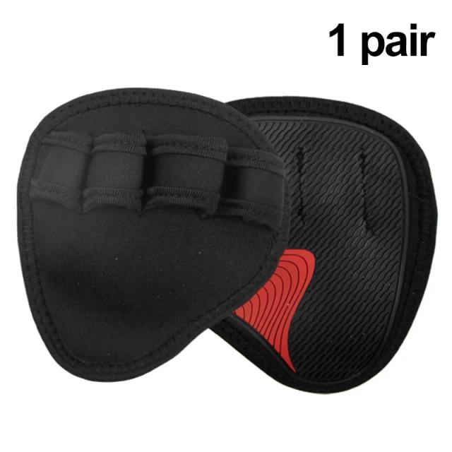 Protetores de Mão em Neoprene para Fitness: Luvas de Halterofilismo e Calisthenics com Almofadas de Aperto para Treino Intenso