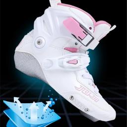 Sapatos profissionais de patinação para crianças e adultos, patins em linha, fibra de carbono, slalom skate, patines deslizantes originais, juf, 2024 - Image 4