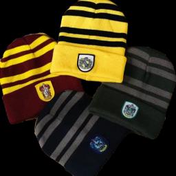 Chapéu e Luvas de Malha Hogwarts para Crianças, Acessórios Quentes, Grifinória, Sonserina, Decoração de Logotipo, Presentes de Festa - Image 5