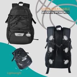 Mochila De Basquete Com Suporte De Bola Separado E Compartimento De Sapatos, Saco De Esporte Grande, Basquete, Futebol, Voleibol, Natação, Ginásio, Viagem - Image 4