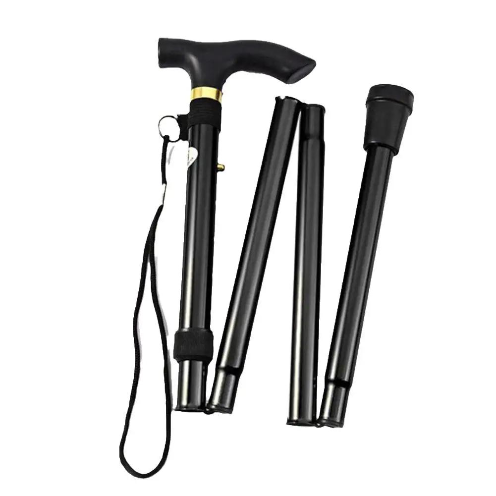 Ultraleve Folding Trekking Pole, Bastão portátil anti-choque, Escalada ao ar livre Caminhadas, Elder Walking Aid, Cana - Image 1