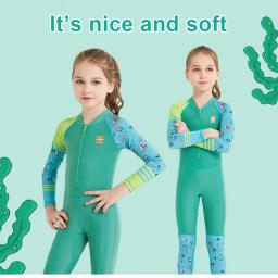 Crianças wetsuit chid terno molhado crianças roupa de banho ao ar livre fatos de banho wetsuits de uma peça para o verão natação surf mergulho - Image 2