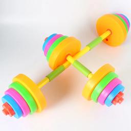 Halteres Pesados Ajustáveis para Crianças, Equipamento de treino, Brinquedo para exercícios pequenos, Barbells para treinamento de braço - Image 3