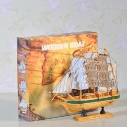 Navio De Madeira Montando Kits De Construção, Brinquedos De Veleiro, Kit Montado De Vela, Modelo DIY, Presente Do Miúdo - Image 3