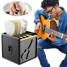 Suporte de palhetas de guitarra 3d impresso amp alto-falante palheta de guitarra titular caixa organizador palheta de guitarra display titular para guitarristas - Image 5