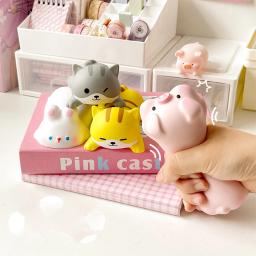 Cão dos desenhos animados e Coelho Mouse Pad, Apoios De Pulso Kawaii, Almofada De Mão De Espuma Macia, Suporte Almofada, Organizadores De Mesa, Material De Escritório - Image 4
