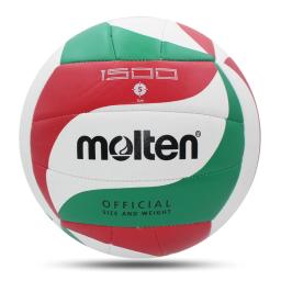 Bolas de vôlei fundidas tamanho padrão 5 toque macio pu alta qualidade indoor esportes ao ar livre competição treinamento jogo voleibol - Image 1
