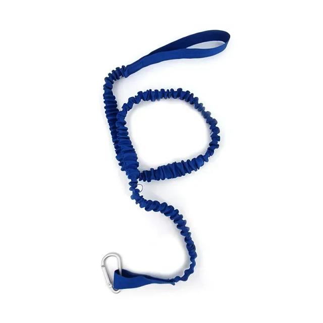 Leash Elástico para Remo com Gancho de Segurança e Vara de Pesca Ajustável para Kayak - Acessório Prático para Barco a Remo 1Pc