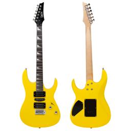IRIN-guitarra elétrica com saco, 24 frets, corpo Bege, pescoço, Amp Tuner, necessário, peças de guitarra, acessórios, 6 cordas - Image 6