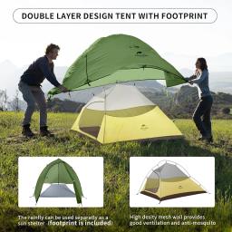 Naturehike barraca de acampamento barraca naturehike cloud up 2 ultralight tenda dobravel cloud up 1 barraca 2 pessoas ultraleve barraca camping 1 pessoas prova de água barraca de camping impermeável outdoor camping - Image 2