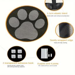Rede de isolamento portátil para animais de estimação, cerca não perfurada para cão e gato, Pet Shop, suprimentos de isolamento - Image 4