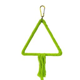 Brinquedos De Pássaro De Madeira Para Papagaio Pequeno, Mastigação, Brinquedos De Treinamento, Corda De Algodão, Balanço, Anel Pendurado, Sino, Gaiola, Escalada, Escadas, Pet Supplies - Image 5