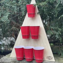 Blackjack Beer Pong Conjunto Com Placa, Triângulo Beer Rack, Jogando Jogo, Party Pong, Divertido Jogo De Interação - Image 5