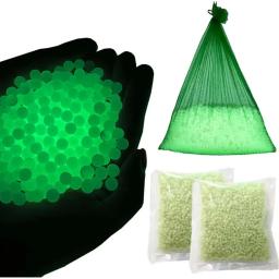 Munição de pistola de esferas gel, brilho no escuro, refil de contas de água, não tóxico e luminoso, pistola de esferas splatter, 7mm-8mm, 3000 unidades por embalagem - Image 1