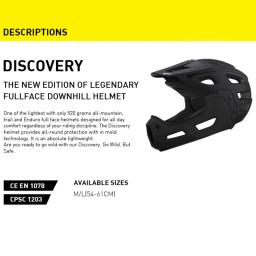 Descoberta-Capacete De Bicicleta De Rosto Completo Com Guarda De Chin Removível, Viseira Ventilada, Capacete De Bicicleta MTB De Montanha - Image 2