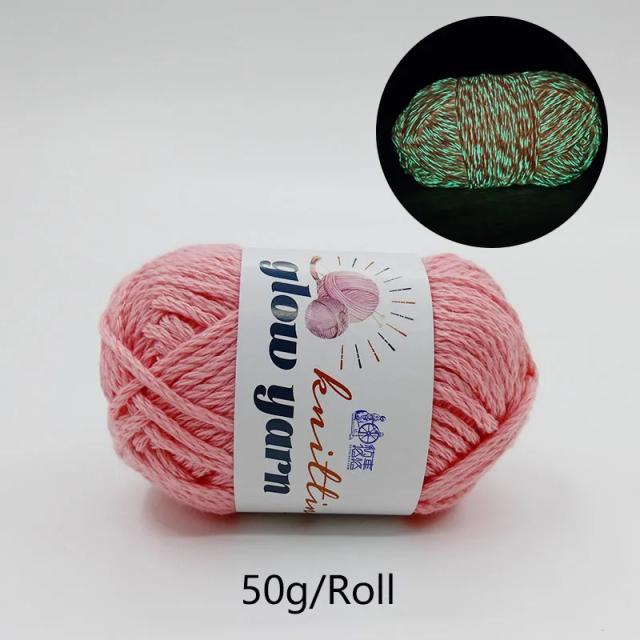 Fios Luminosos de Poliester para Tricô e Crochê: Brilhe em Projetos de Artesanato, 50g