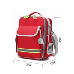 Kit de saco de primeiros socorros médico vazio portátil Kit de emergência de carro multifuncional Mochila de combate a incêndios em casa para resgate de emergência - Image 4