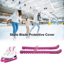 2 pçs plástico macio hóquei no gelo figura skate lâmina guarda capa protetor para mulheres homens jovens crianças - Image 4