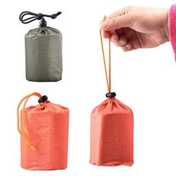 Saco de compressão à prova dwaterproof água saco de acampamento saco de dormir pacote de armazenamento bolsa de armazenamento de pano de verificação de náilon reflexiva de calor - Image 6