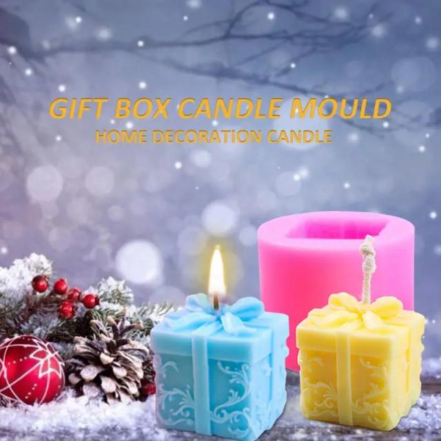Moldes de Silicone para Velas 3D: Cera de Soja, Aromaterapia e Presentes de Natal DIY