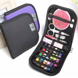 Portátil Mini Costura Box Set, Kit De Costura, Sacos De Armazenamento, Organizador De Diversos, Ferramentas Home, Acessórios De Costura, 14 Agulhas, Viagem - Image 5