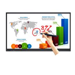Tela táctil multilíngue LCD, quadro branco interativo de Android, 4K 65 75 85 96 110 Polegada, multilíngue, LCD, tevê esperta - Image 3