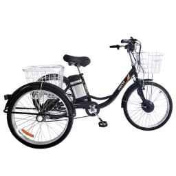 Bicicleta triciclo adulto de alumínio elétrico de venda quente/novo design barato 24 polegadas 26 polegadas - Image 2