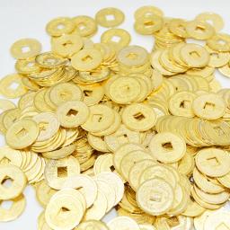Novo 10/30 pçs 14mm/20mm ouro chinês antigo feng shui sorte moeda boa fortuna dragões antigo dinheiro da riqueza para o presente da coleção - Image 3