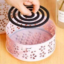 Portable Mosquito Coil Tray Holder, anti-fogo sândalo incenso queimador caixa, repelente de insetos, Home Supplies - Image 4