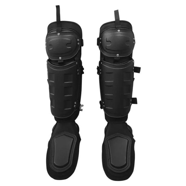 Armadura Tática Completa para Pernas e Corpo, Incluindo Joelheiras de Segurança para Controle de Motins