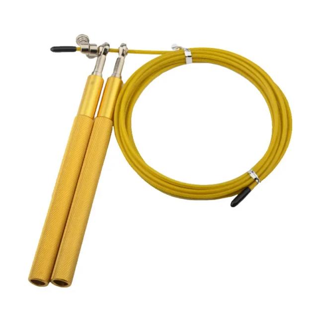 Corda de Pular Ultra Rápida com Fio de Aço e Velocidade Ajustável para Treino de Fitness e Boxe - 3m