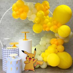 Pokémon Pikachu Balão para Crianças, Squirtle e Bulbasaur, Balão de Bolso, Decorações para Festas de Aniversário - Image 2