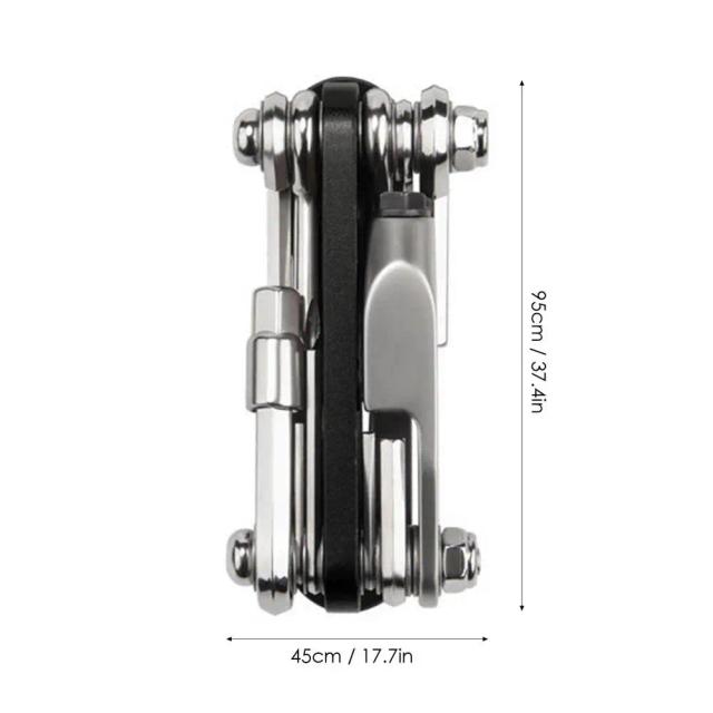Conjunto Multiferramenta 15 em 1 para Bicicletas Elétricas e Mountain Bikes - Acessórios Essenciais de Ciclismo