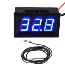 Temperatura eletrônica do interruptor digital de 12V LED -50 ~ 110 ℃   Termômetro digital de aquário de temperatura multifuncional - Image 5