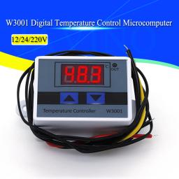 Controlador de Temperatura Digital, Termostato, Termorregulador, Aquário, Incubadora, Aquecedor de Água, Regulador Temp, W3001, 110V, 220V, 12V, 24V - Image 1