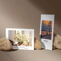 Cartão de agradecimento personalizado, logotipo comercial personalizado, impressão, convite de casamento, foto, cartão postal, decoração de presente de feliz aniversário - Image 2