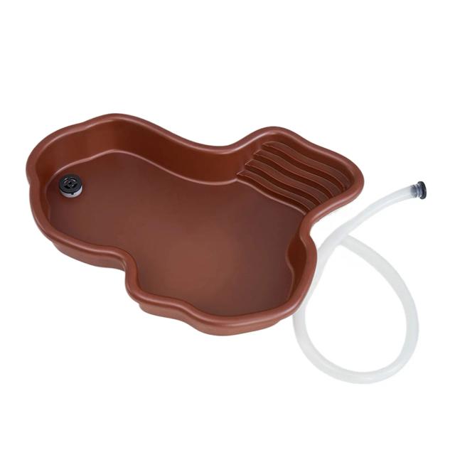 Banheira Grande para Répteis com Rampa e Piscina - Acessórios Ideais para Tartarugas, Hamsters e Escorpiões