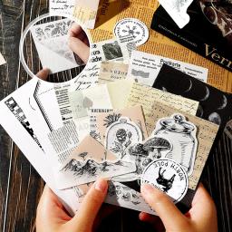30 Pçs/set Vintage Scrapbooking Adesivos DIY Diário Adesivo Scrapbook Selo Adesivos De Papel Washi Retro Antigo Naturais - Image 5