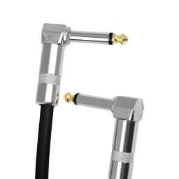 Pedal de Efeitos de Guitarra, Patch Cord Instrumentos, Fio de Efeito Guitarra Elétrica 6,35, Cabeça de Metal, Acessório 15 cm, 30 cm, 50cm - Image 4