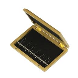 Quente saling bassoon madeira maciça reed caso amarelo detém 6 juncos de madeira nogueira bassoon reed caso com orifícios de ventilação woodwind acessórios - Image 2