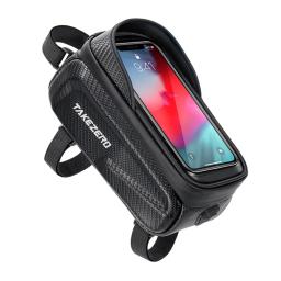 Bicicleta Saco Impermeável Touch Screen Ciclismo Saco Top Front Tube Frame Bag Road Bike Phone Mount Bag Phone Case Acessórios para bicicletas - Image 6