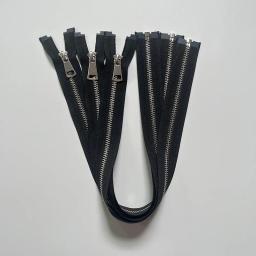 Metal Auto Bloqueio Zíperes para Costura, Open e Close-End, Jaquetas e Vestuário, Acessórios de vestuário, DIY, 50-80cm, 5 #, 2PCs - Image 4