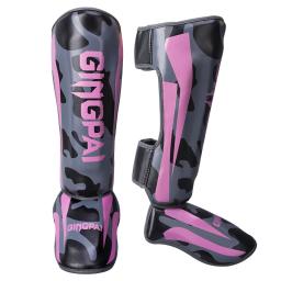 Caneleiras de boxe mma para crianças/jovens/adultos, equipamento de suporte para tornozelo, protetores de karatê, sanda muay thai leggings - Image 5