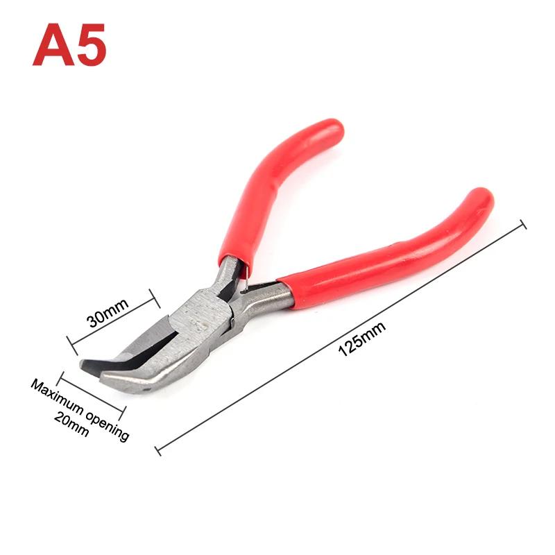 Alicadores redondos do nariz para fazer jóias DIY, ferramentas de aço, acessórios artesanais, 1PC - Image 1