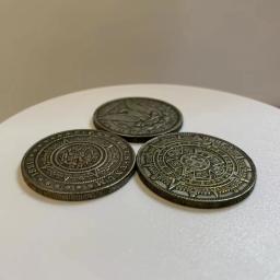 Coleção Comemorativa de Moedas em Prata Antiga, Maia, Relógio de sol, Asteca, Cobre, Moeda, Medalha, 1pc - Image 4