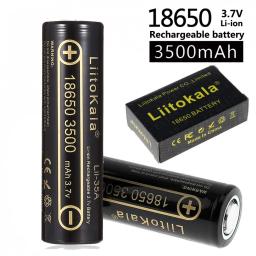 LiitoKala-Li-Ion Bateria Recarregável, Bateria de Lítio, Alta Drenagem, Flashinglight, Vaping, Lii-35A, 18650, 3500mAh, 3.7V, 10A, 1Pc - Image 2