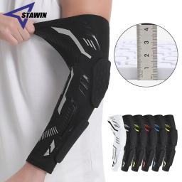 Mangas de braço acolchoadas para esportes, cotovelo de compressão protetora, protetores para basquete, futebol, vôlei, futebol, academia, casa, 1 pc - Image 1