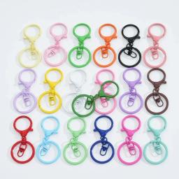 Ganchos de fecho lagosta coloridos, fechos banhados a metal para fazer jóias diy, chaveiro de cachorro, acessórios de pulseira - Image 2